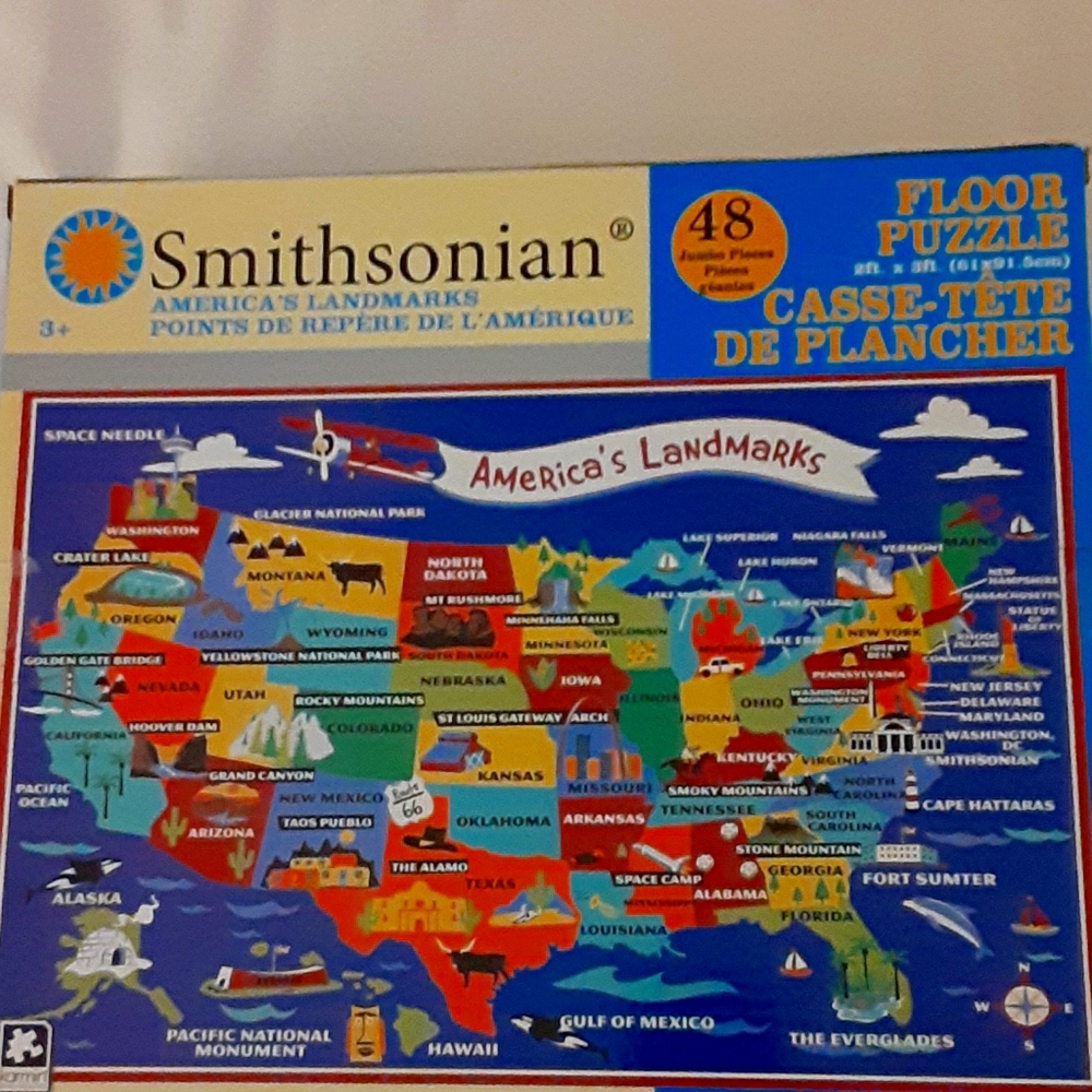 Smithsonian American Landmark  Floor Puzzle